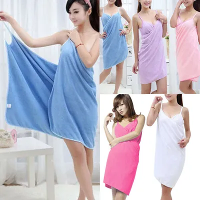 Bath Towel Dress Women's Robe