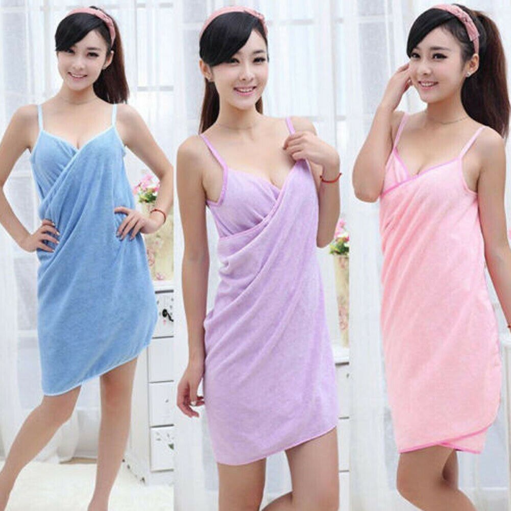 Bath Towel Dress Women's Robe