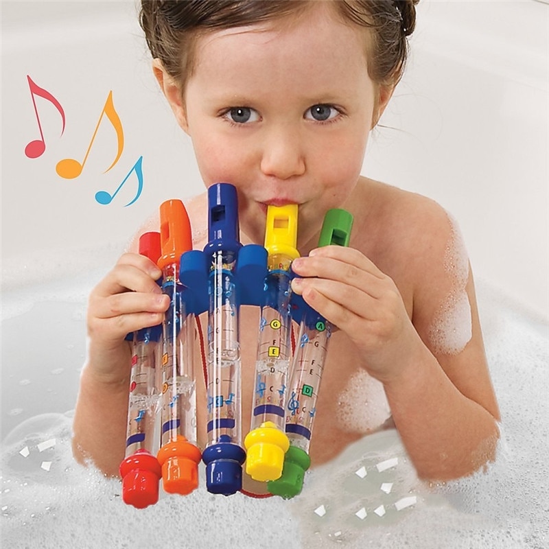 Bath Toys Colorful Water Flute Bath Toys Colorful Water Flute