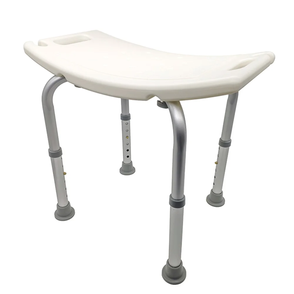 Bathroom and Shower Chair Elderly Folding Bath Chair Furniture Stool Shower Bench Non-slip Bath Chair 6 Gears Height