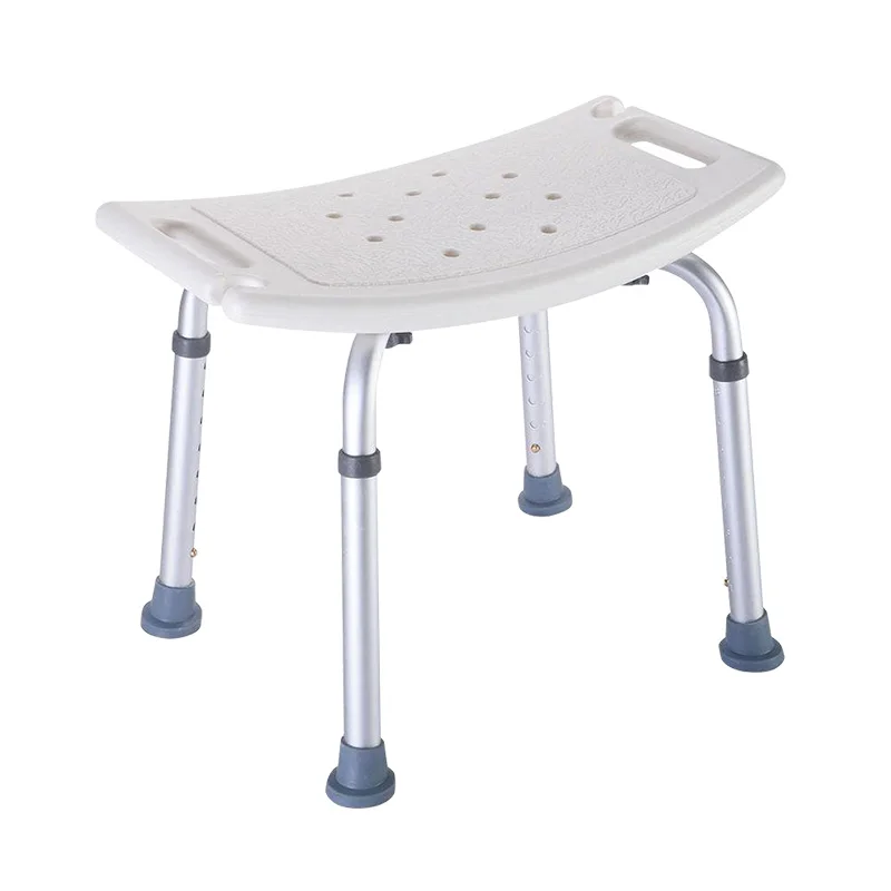 Bathroom and Shower Chair Elderly Folding Bath Chair Furniture Stool Shower Bench Non-slip Bath Chair 6 Gears Height