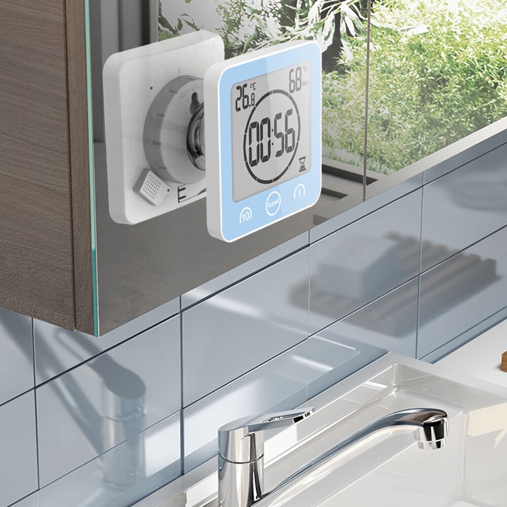 Bathroom Clock Digital Waterproof Device Bathroom Clock Digital Waterproof Device