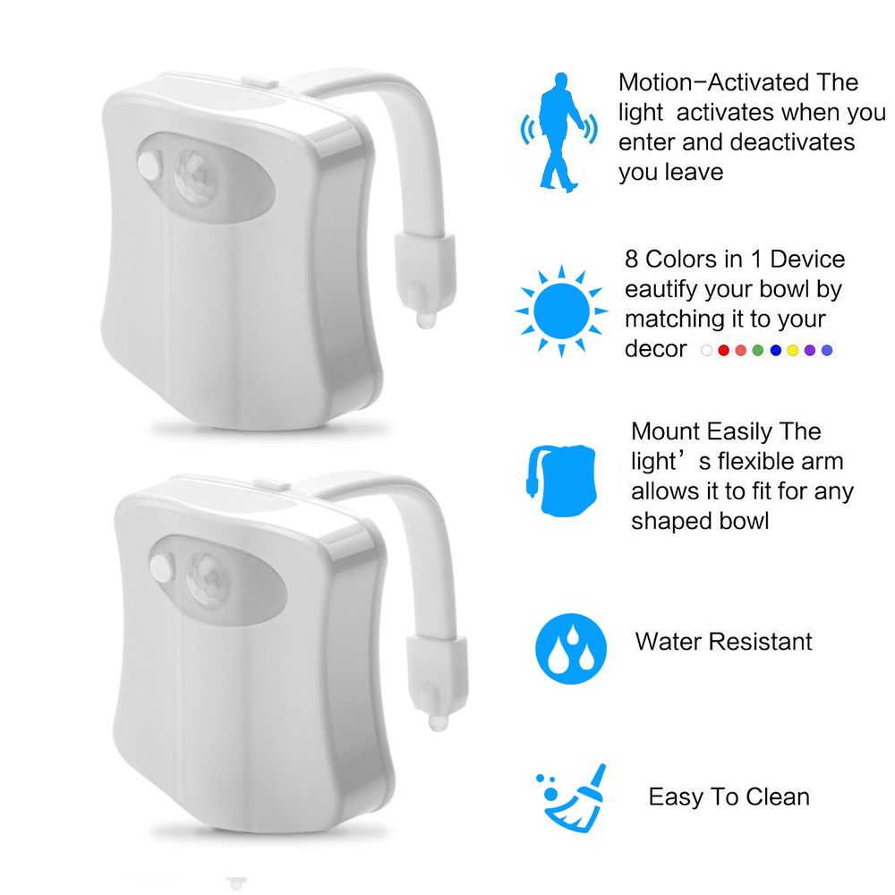 Bathroom Night Light Smart LED Light Bathroom Night Light Smart LED Light