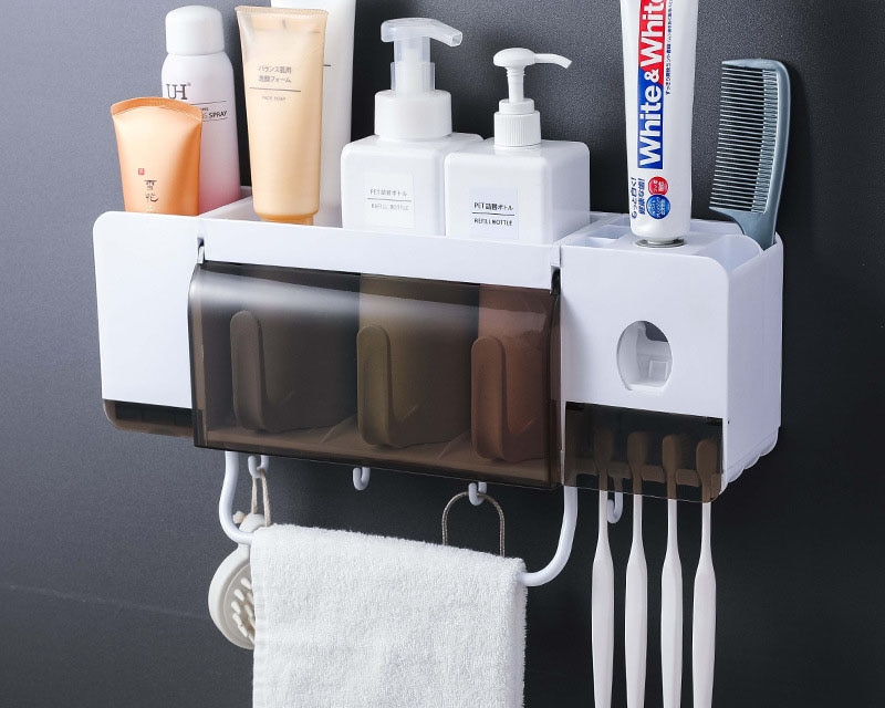 Bathroom Organizer Toothbrush Holder Bathroom Organizer Toothbrush Holder
