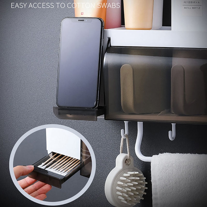 Bathroom Organizer Toothbrush Holder Bathroom Organizer Toothbrush Holder