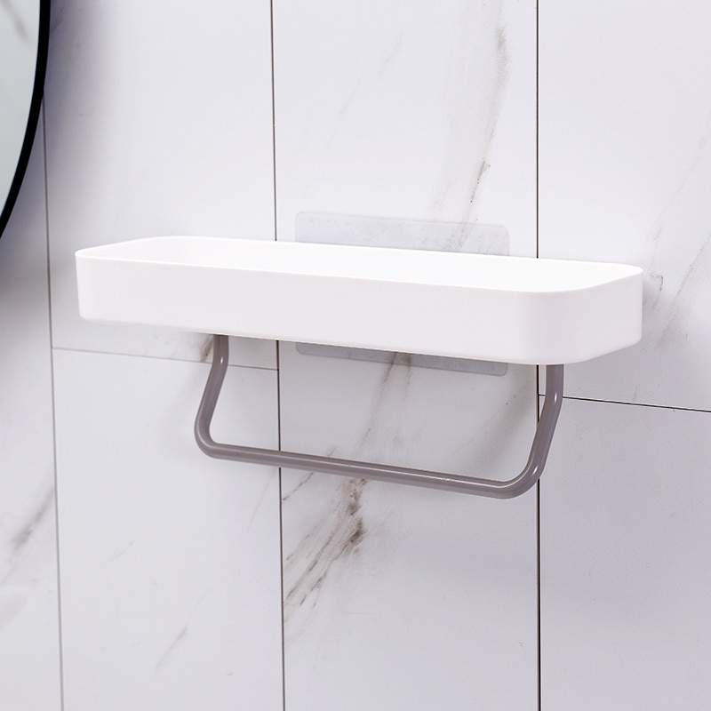Bathroom Shelf with Towel Bar Bathroom Shelf with Towel Bar