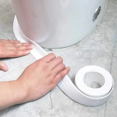 Bathroom Shower Sink Bath Sealing Tapes PVC Adhesive Sealing Strips Waterproof Wall Stickers for Bathroom Kitchen