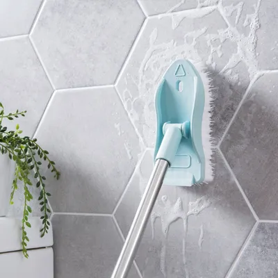 Bathroom Tile Cleaner Long Handle Brush Bathroom Tile Cleaner Long Handle Brush