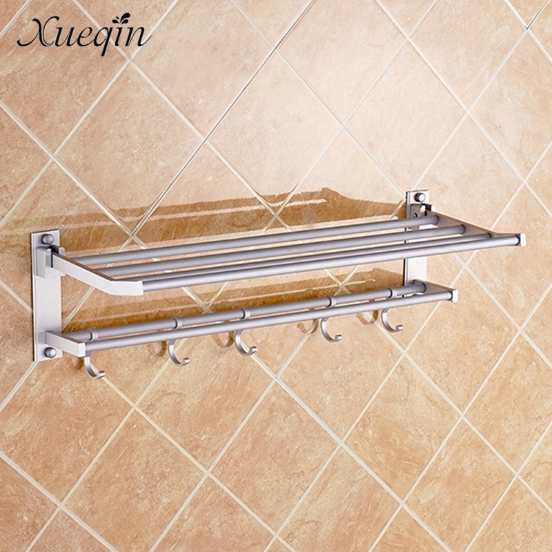 Bathroom Towel Shelf Clothes Rack