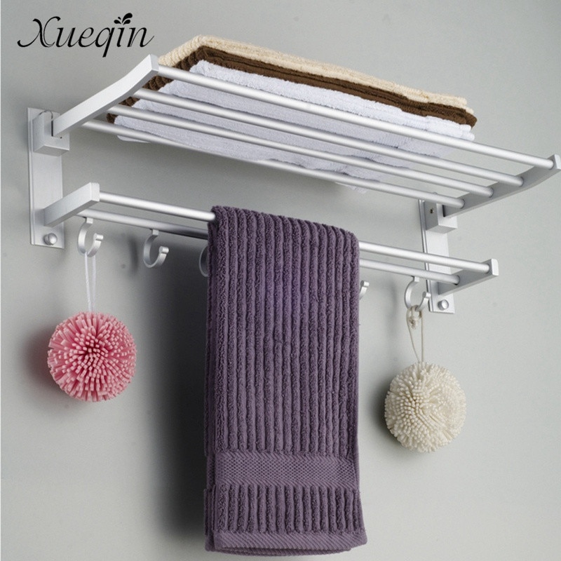 Bathroom Towel Shelf Clothes Rack