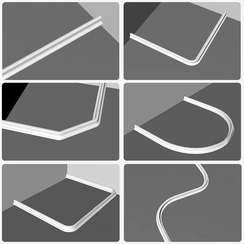 Bathroom Water Stopper Silicone Retaining Strip Water Shower Dam Flood Barrier Dry And Wet Separation Blocker
