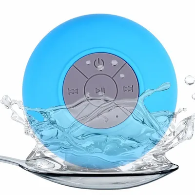 Bathroom Waterproof Drop Bluetooth Speaker Kitchen With Large Suction Cup Mini Wireless Portable Stereo