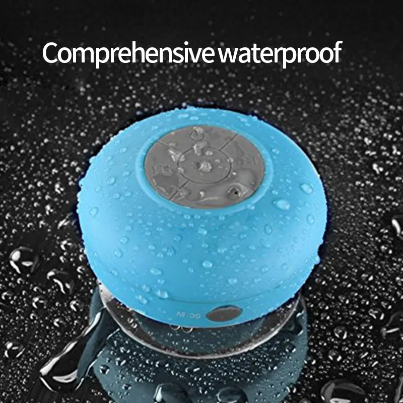 Bathroom Waterproof Drop Bluetooth Speaker Kitchen With Large Suction Cup Mini Wireless Portable Stereo