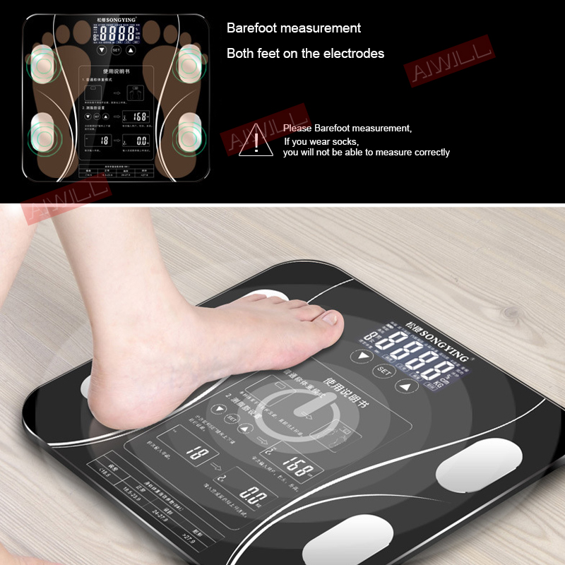 Bathroom Weighing Scale LCD Display Bathroom Weighing Scale LCD Display