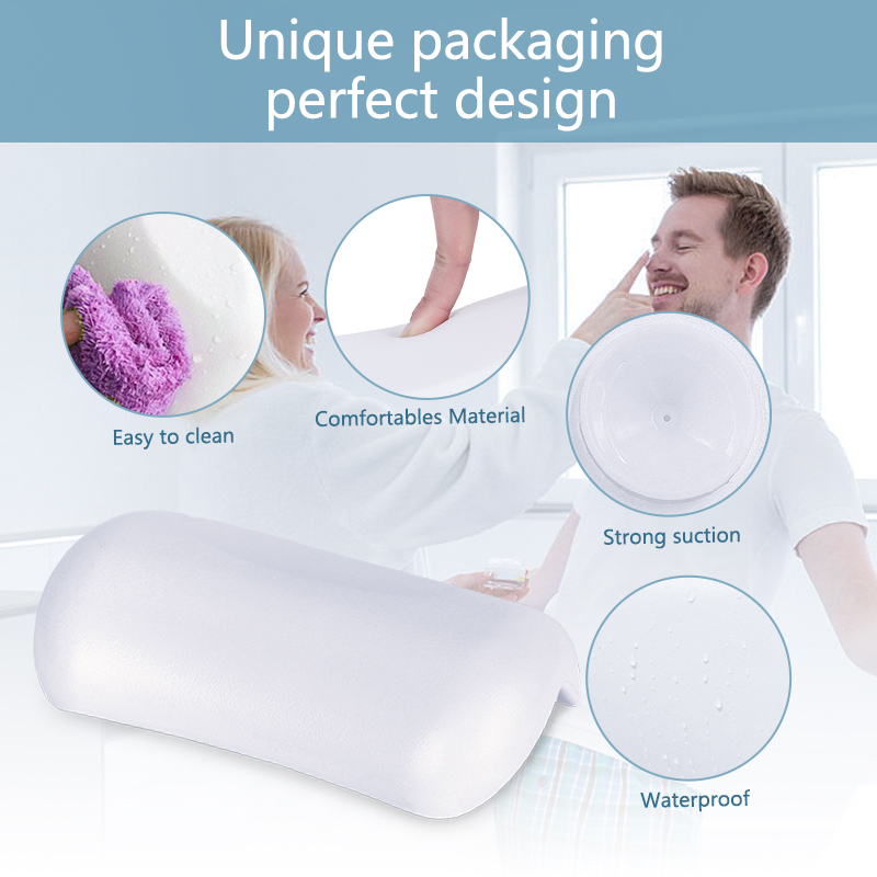 Bathtub Pillow with Suction Cups