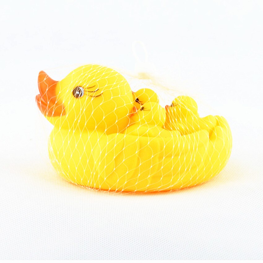 Bathtub Rubber Duckies Squeak Toys (4 Pcs)
