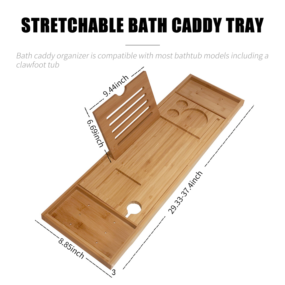 Bathtub Tray Bamboo Tub Rack