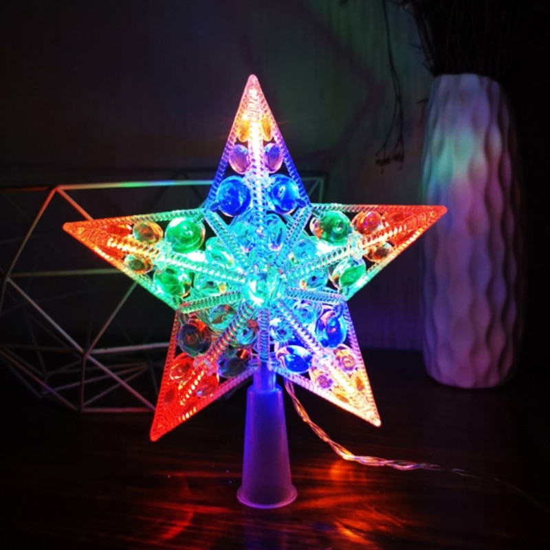 Battery Operated LED Star Tree Topper