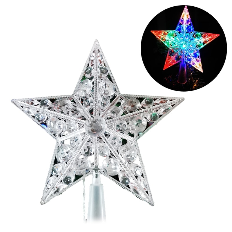 Battery Operated LED Star Tree Topper
