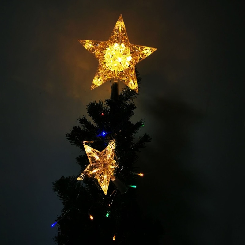 Battery Operated LED Star Tree Topper