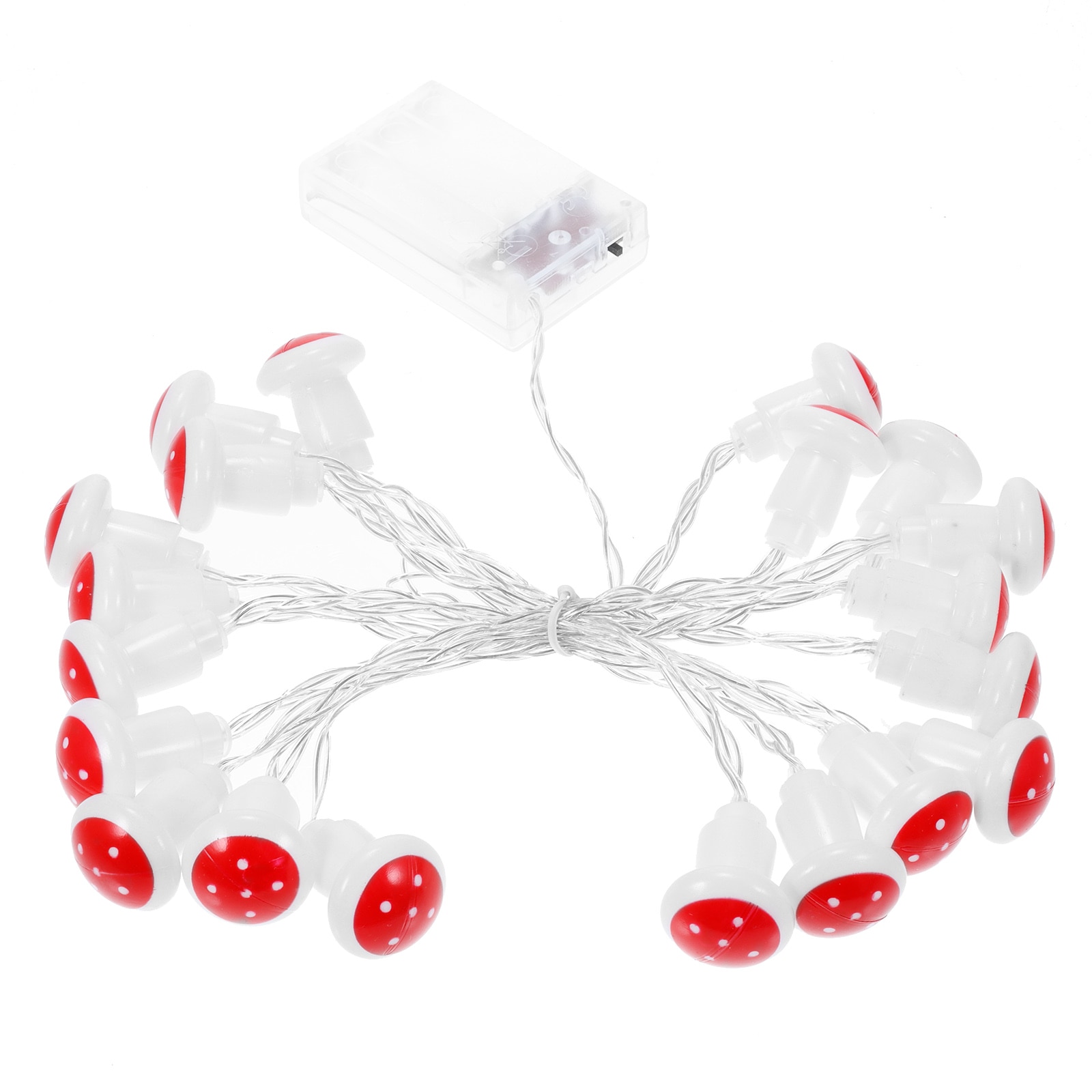 Battery Powered 20 LEDs Mushroom String Lights Battery Powered 20 LEDs Mushroom String Lights