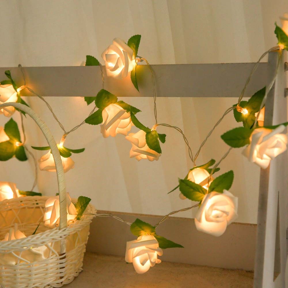Battery Powered Rose String Light Battery Powered Rose String Light