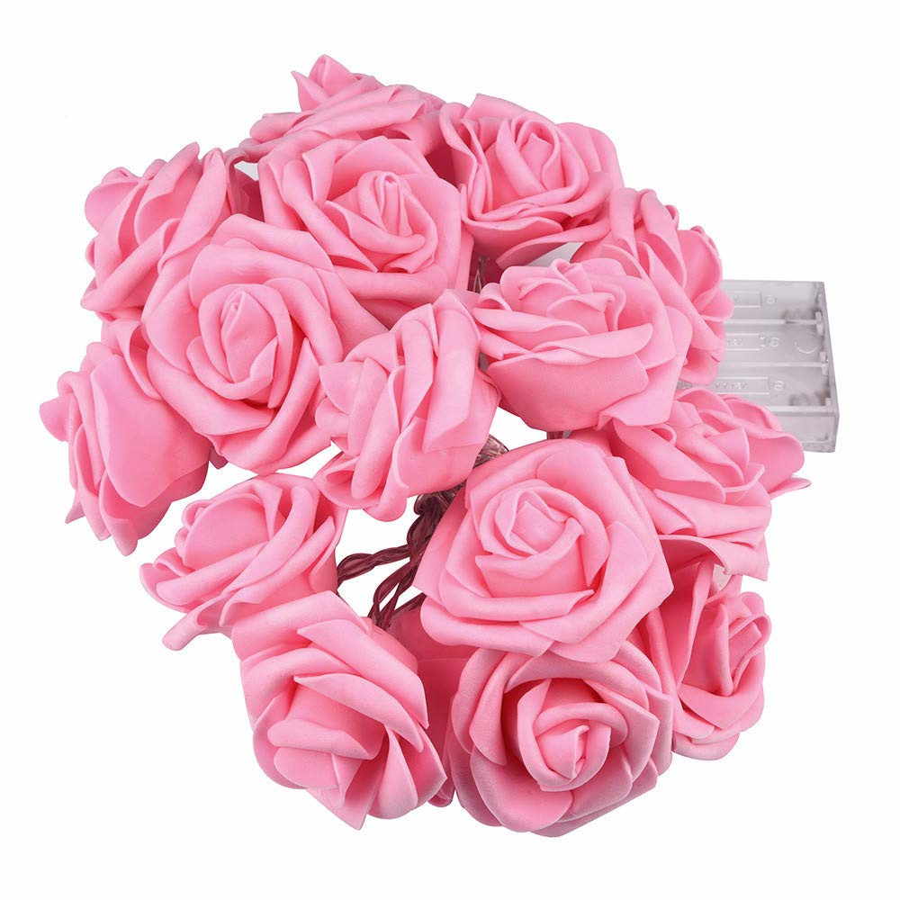 Battery Powered Rose String Lights Battery Powered Rose String Lights
