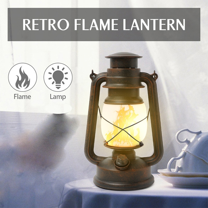 Battery Powered Vintage Camping Lantern Battery Powered Vintage Camping Lantern