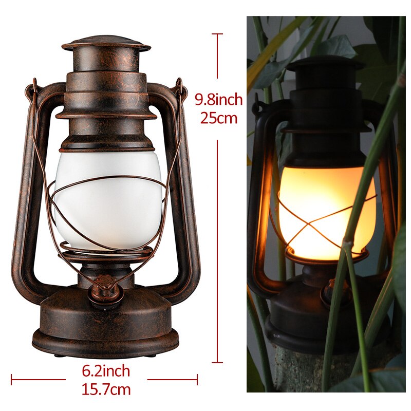 Battery Powered Vintage Camping Lantern Battery Powered Vintage Camping Lantern