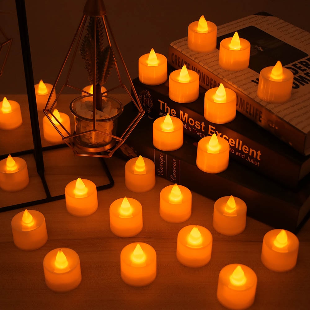 Battery Tea Lights LED Candles (24 Pcs) Battery Tea Lights LED Candles (24 Pcs)