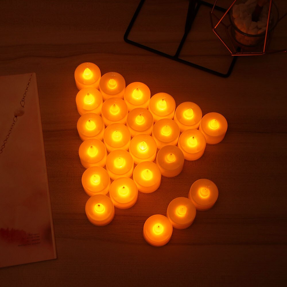 Battery Tea Lights LED Candles (24 Pcs) Battery Tea Lights LED Candles (24 Pcs)