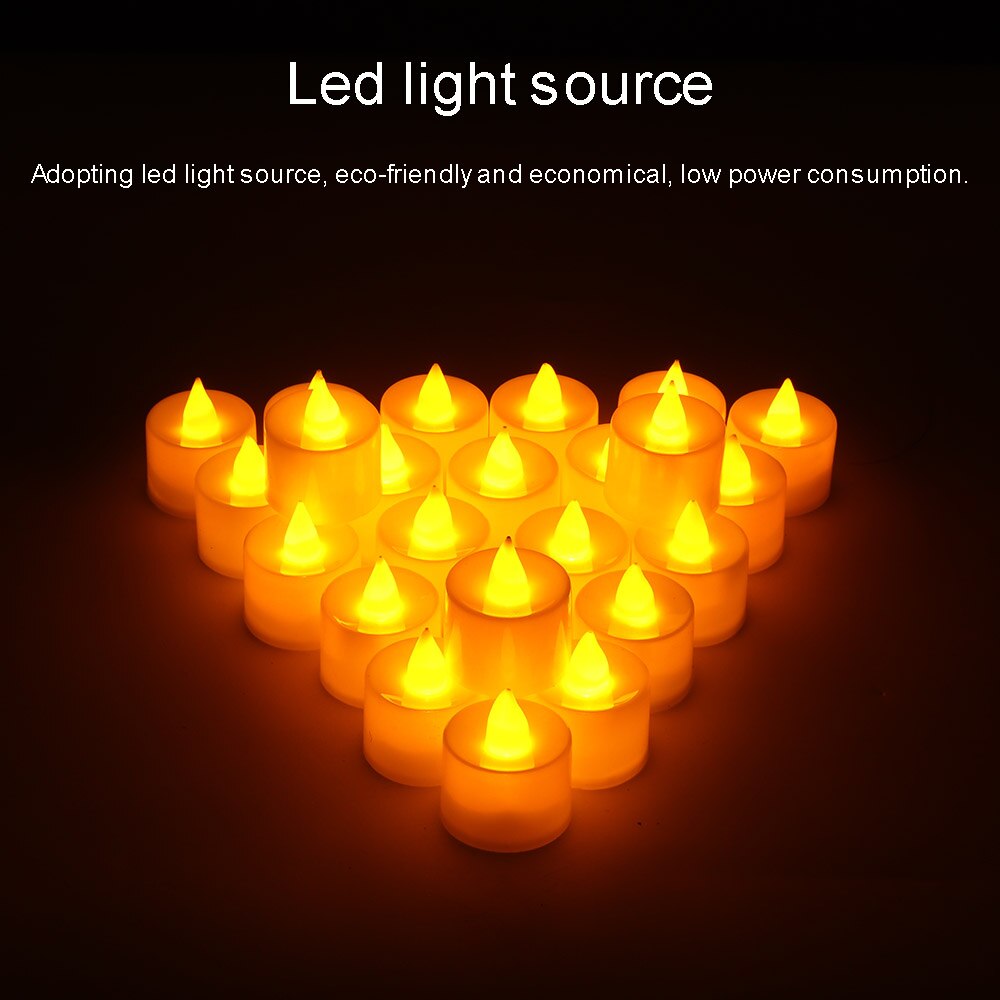 Battery Tea Lights LED Candles (24 Pcs) Battery Tea Lights LED Candles (24 Pcs)