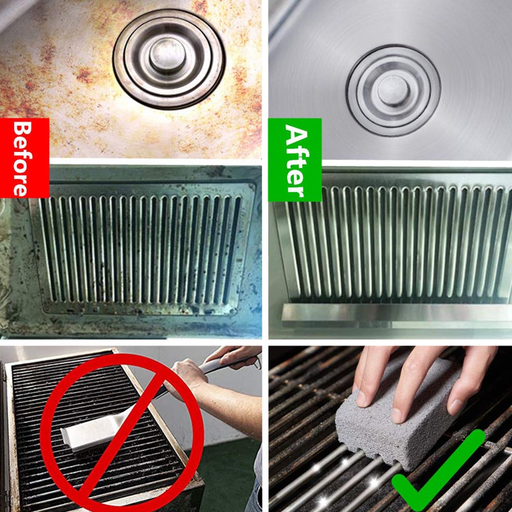 BBQ Grill Cleaner Scrubbing Stone (2 pcs) BBQ Grill Cleaner Scrubbing Stone (2 pcs)