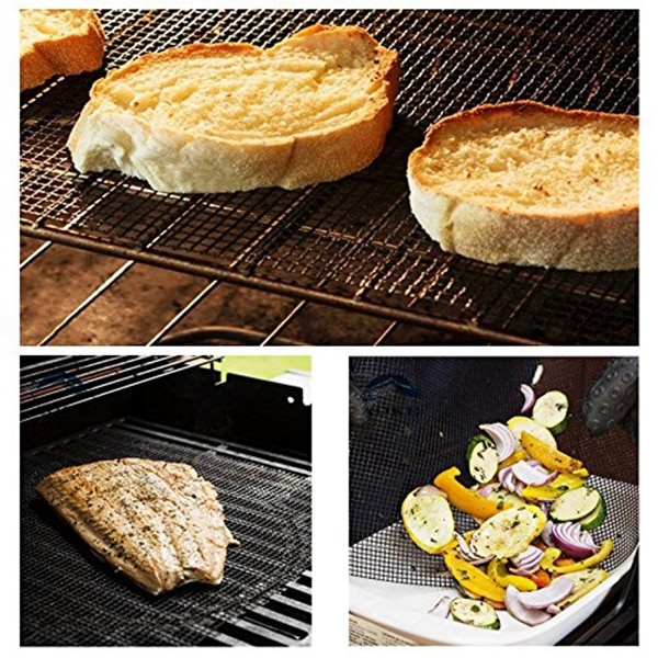 BBQ Grill Mesh Non Stick Net Mat (4 pcs) BBQ Grill Mesh Non Stick Net Mat (4 pcs)
