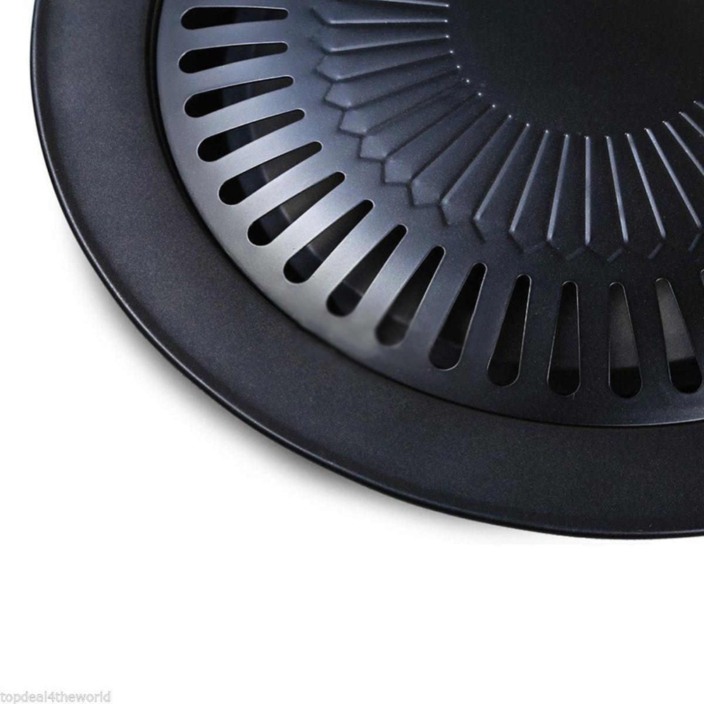 BBQ Grill Plate Round Iron Tray BBQ Grill Plate Round Iron Tray