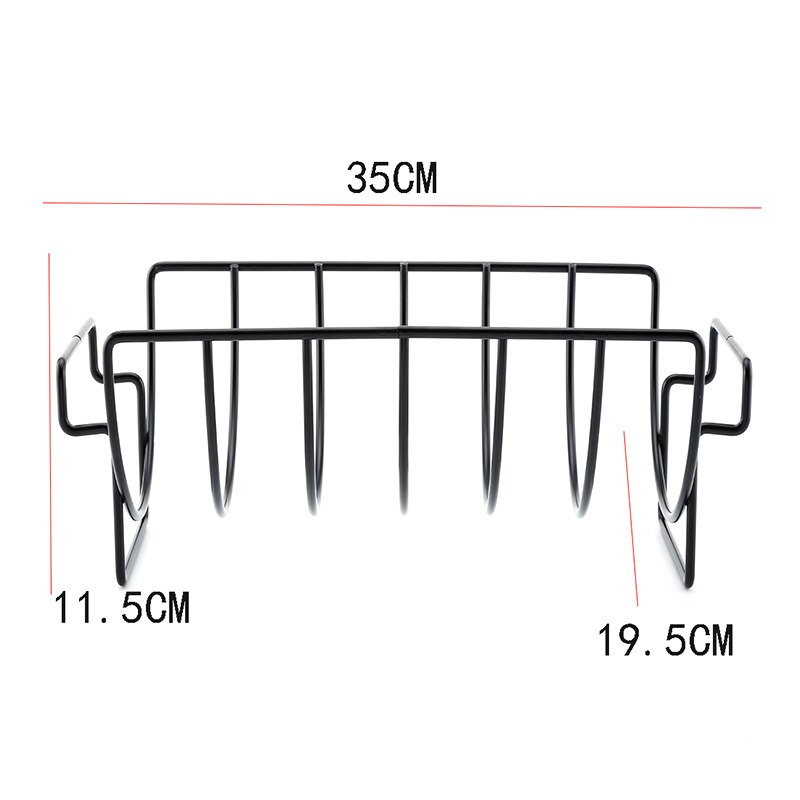 BBQ Rib Rack Stainless Steel Stand