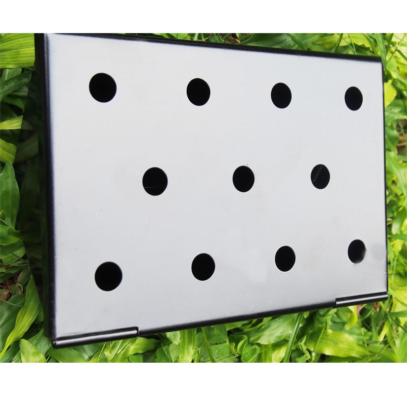 BBQ Smoker Box Heat-Resistant Chip Container BBQ Smoker Box Heat-Resistant Chip Container