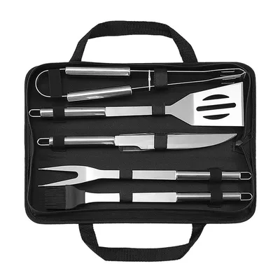 BBQ Tools Set Kit with Storage Bag (5 pcs) BBQ Tools Set Kit with Storage Bag (5 pcs)