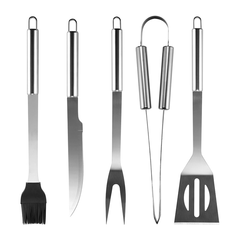 BBQ Tools Set Kit with Storage Bag (5 pcs) BBQ Tools Set Kit with Storage Bag (5 pcs)