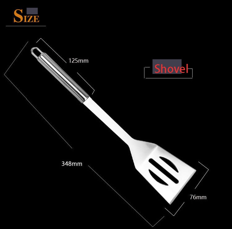BBQ Tools Stainless Steel Grilling Set (10pc Set) BBQ Tools Stainless Steel Grilling Set (10pc Set)