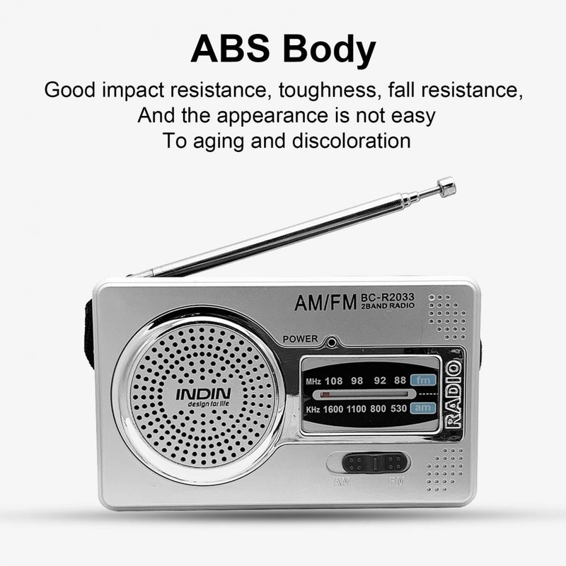 BC-R2033 AM FM Radio Telescopic Antenna Full Band Portable Radio Receiver Retro FM World Pocket Radio Player for Elder BC-R2033 AM FM Radio Telescopic Antenna Full Band Portable Radio Receiver Retro FM World Pocket Radio Player for Elder