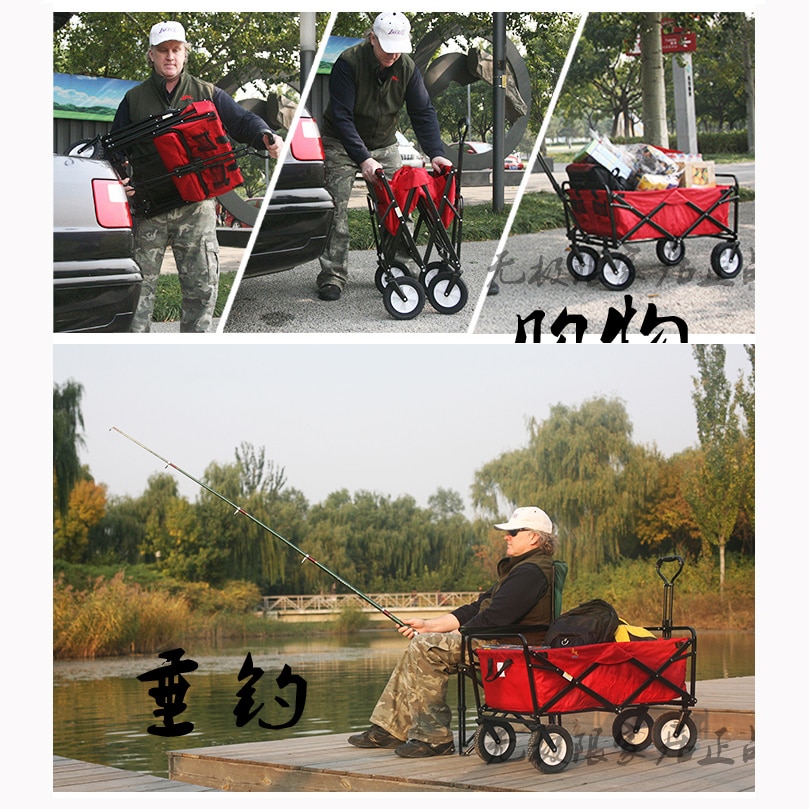 Beach Cart Foldable Cloth Wagon Beach Cart Foldable Cloth Wagon