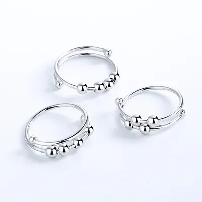 Bead Fidget Ring Anti Stress Accessory