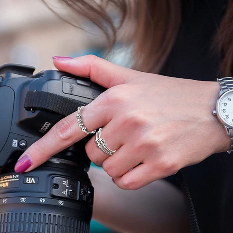 Bead Fidget Ring Anti Stress Accessory
