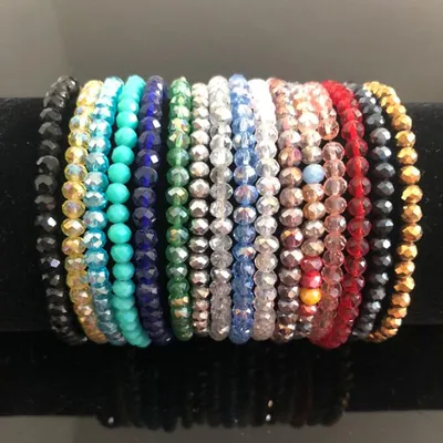 Beaded Bracelets Crystal Beads Jewelries