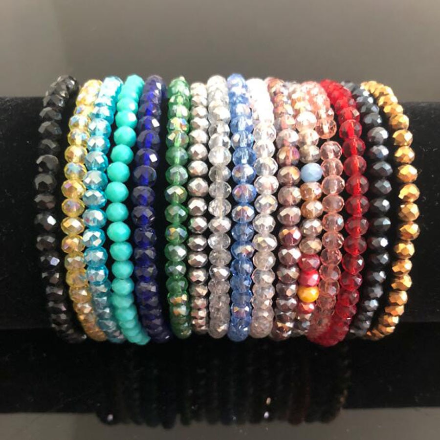 Beaded Bracelets Crystal Beads Jewelries