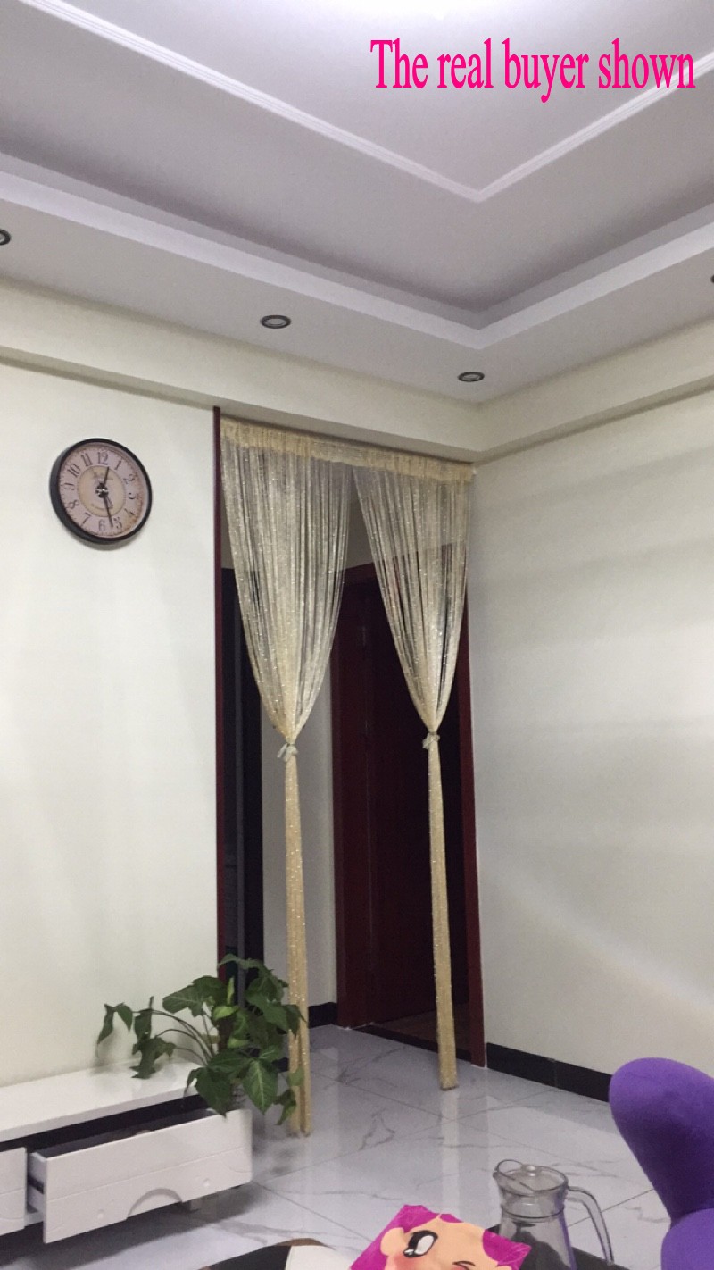 Beaded Door Curtains Shiny Tassel Drape Beaded Door Curtains Shiny Tassel Drape