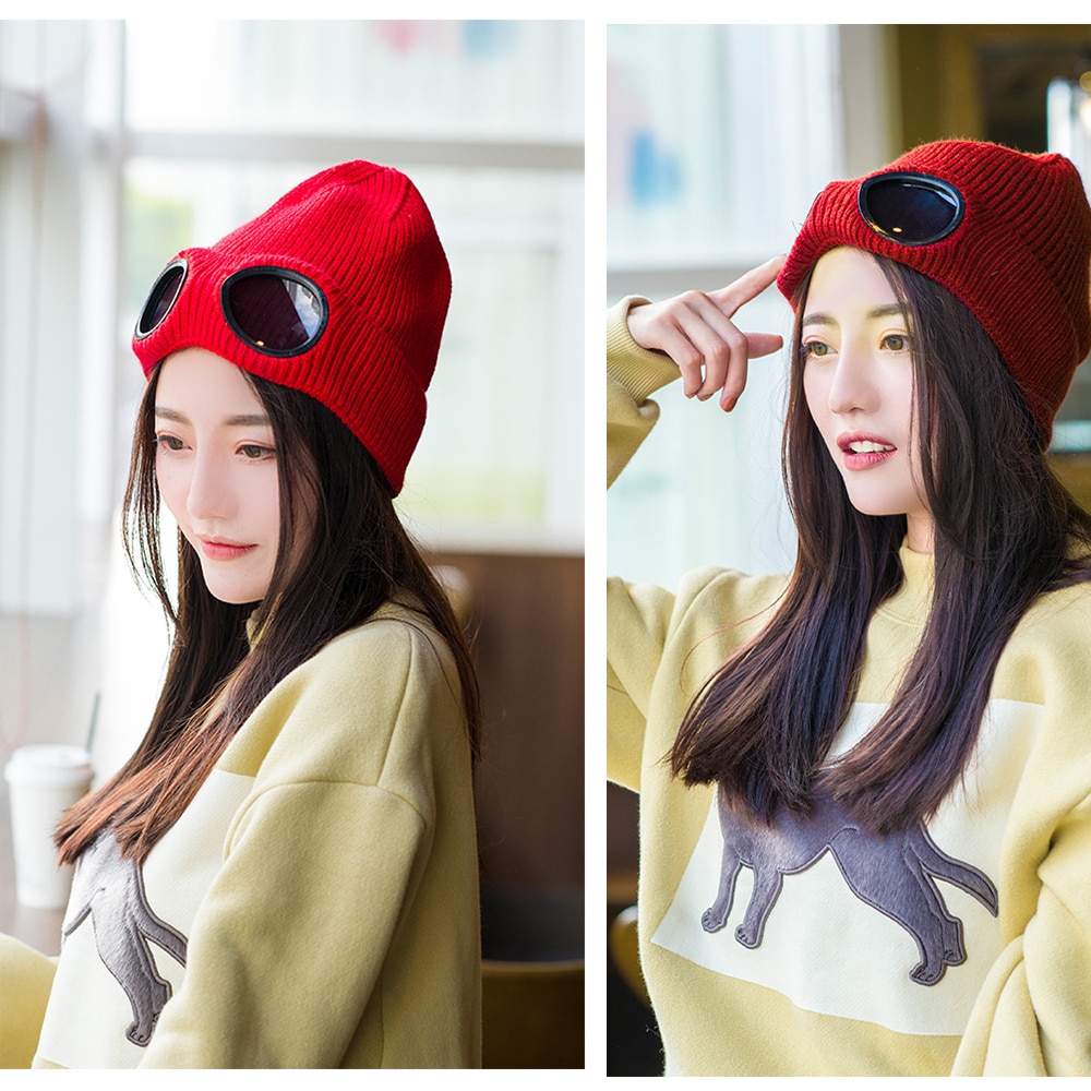 Beanie Cap Goggles Headwear Beanie Cap Goggles Headwear