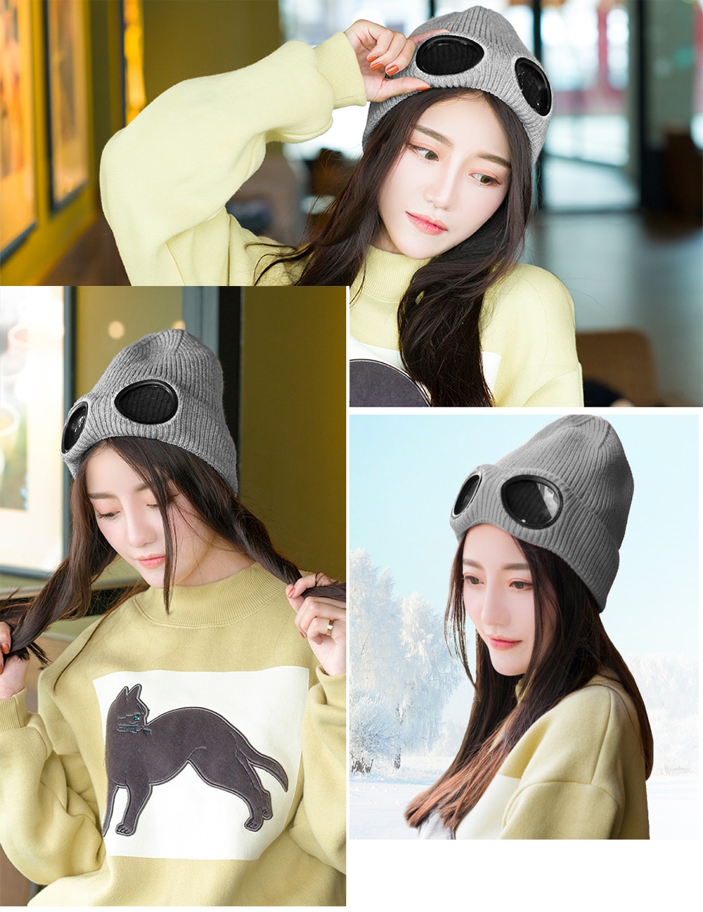 Beanie Cap Goggles Headwear Beanie Cap Goggles Headwear