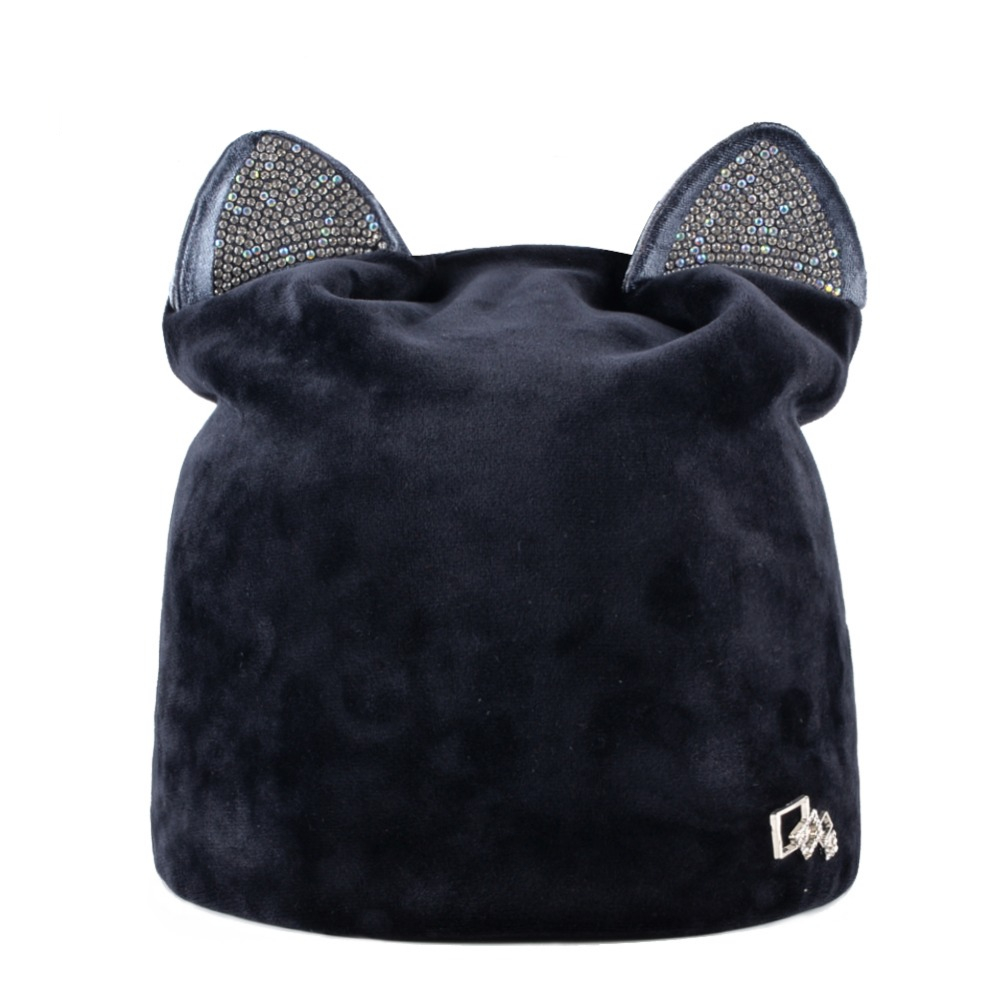 Beanie Hat Slouchy Cap with Ears Beanie Hat Slouchy Cap with Ears